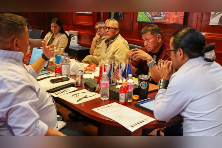 Navajo Nation President Buu Nygren Collaborates with Ganado Chapter to Boost Local Infrastructure