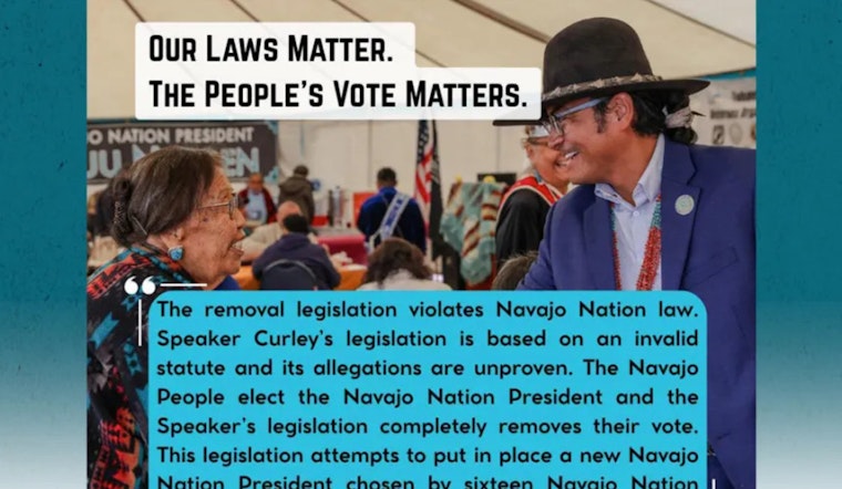 Navajo Nation President Buu Nygren Secures Temporary Restraining Order Against Speaker's Alleged 'Power Grab'