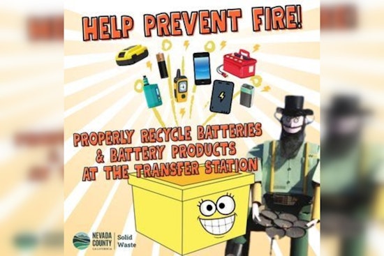 Nevada County and Waste Management Urge Safe Battery Disposal After Fires at McCourtney Road Transfer Station