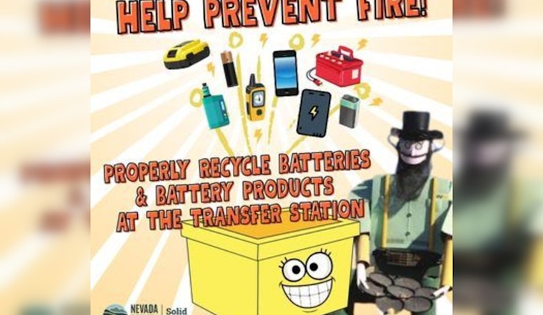 Nevada County and Waste Management Urge Safe Battery Disposal After Fires at McCourtney Road Transfer Station