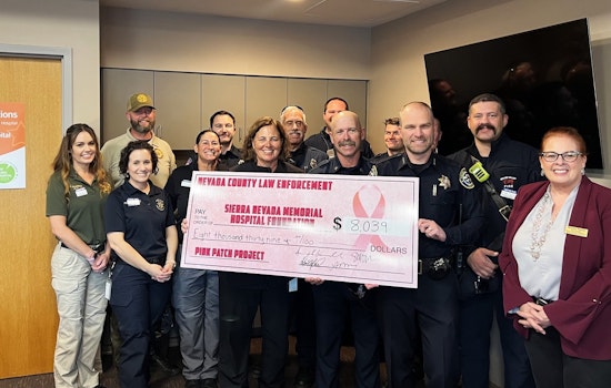 Nevada County Law Enforcement's "Pink Patch Project" Raises Over $8,000 for Breast Cancer Initiatives