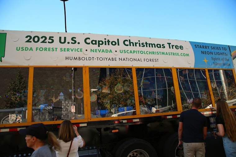 Nevada's "Silver Belle" Shines Bright in Las Vegas on Journey to U.S. Capitol Christmas Honor