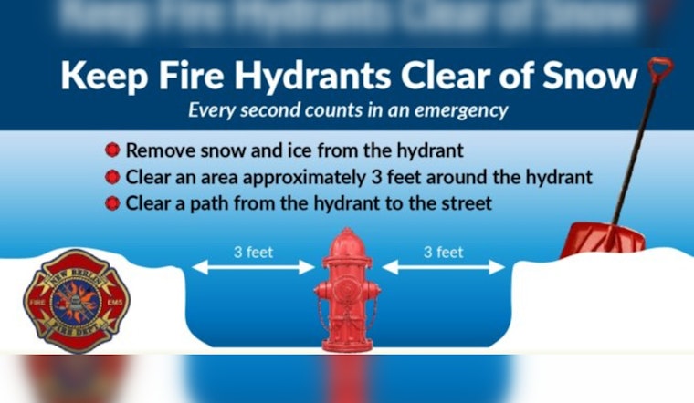 New Berlin Fire Department Urges Residents to Keep Hydrants Clear of Snow for Emergency Access