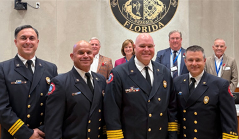 New Era for Dunedin Fire Rescue, Michael Handoga Sworn In as Fire Chief Alongside New Leaders and Firefighters