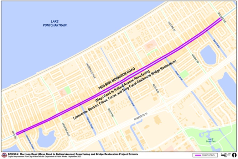 New Orleans Advances with Pedestrian Safety and Roadway Upgrades: Broad Street Beacon and Morrison Road Project Underway