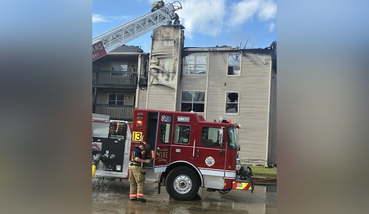 New Orleans East Apartment Fire Leaves Four Families Homeless, NOFD Responds Promptly to Two-Alarm Blaze
