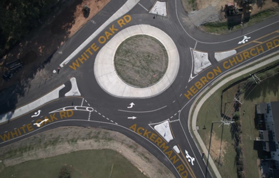 New Slip Lane at White Oak Roundabout Opens in Garner to Ease Traffic Flow