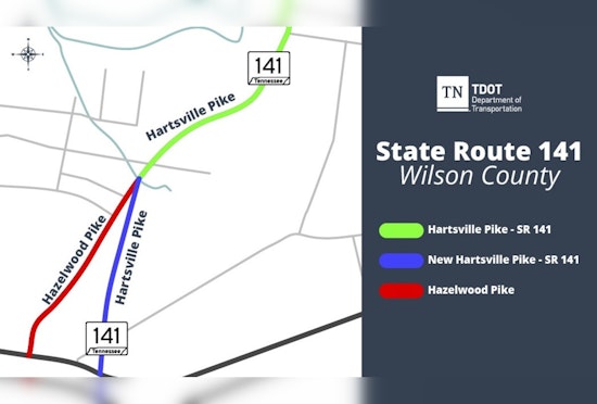 New Traffic Alignment for State Route 141 to Ease Congestion in Lebanon, TN