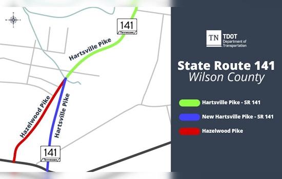 New Traffic Alignment for State Route 141 to Ease Congestion in Lebanon, TN