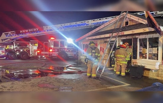 Newbury's Bob Lobster Swiftly Evacuated as Firefighters Quell Blaze, No Injuries Reported