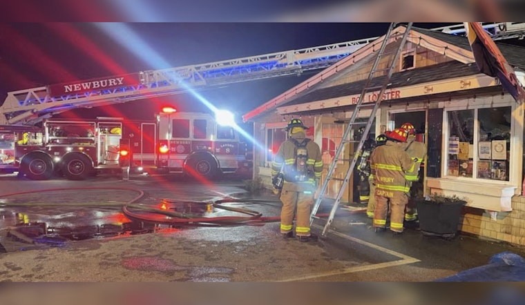 Newbury's Bob Lobster Swiftly Evacuated as Firefighters Quell Blaze, No Injuries Reported