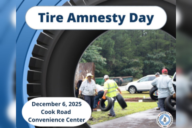 Newton County Gears Up for Tire Amnesty Day on Dec. 6 to Combat Illegal Dumping