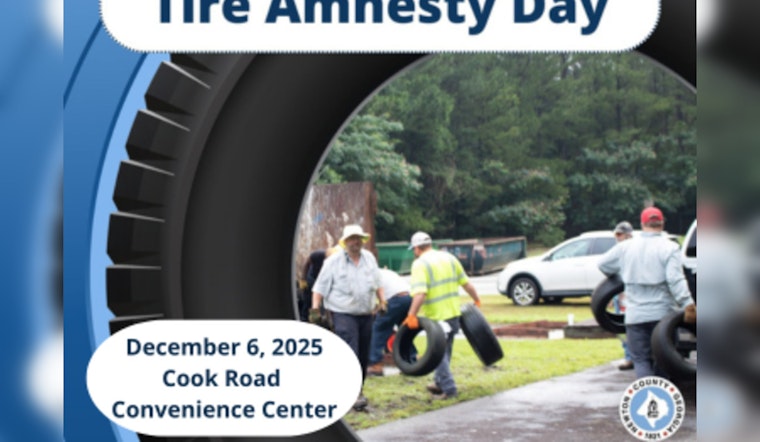 Newton County Gears Up for Tire Amnesty Day on Dec. 6 to Combat Illegal Dumping