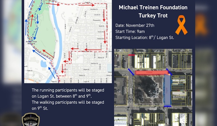 Noblesville Sets the Stage for Annual Turkey Trot in Memory of Michael Treinen