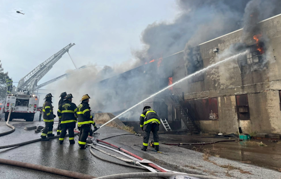 North Baltimore Warehouse Engulfed by Four-Alarm Blaze, 23 Residents Evacuated As Firefighters Battle to Save Homes