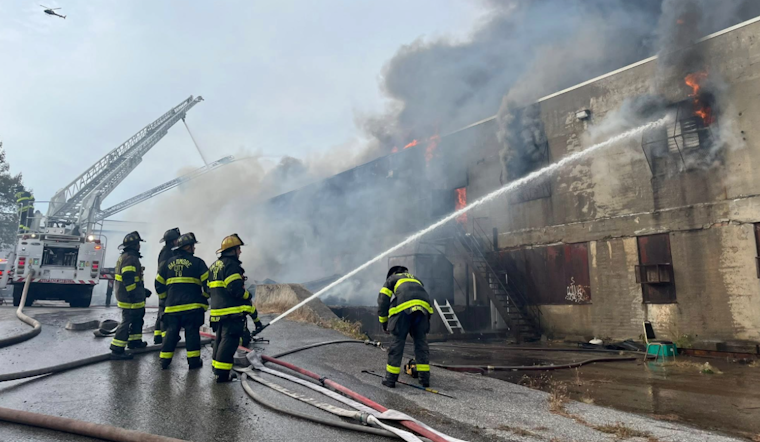North Baltimore Warehouse Engulfed by Four-Alarm Blaze, 23 Residents Evacuated As Firefighters Battle to Save Homes