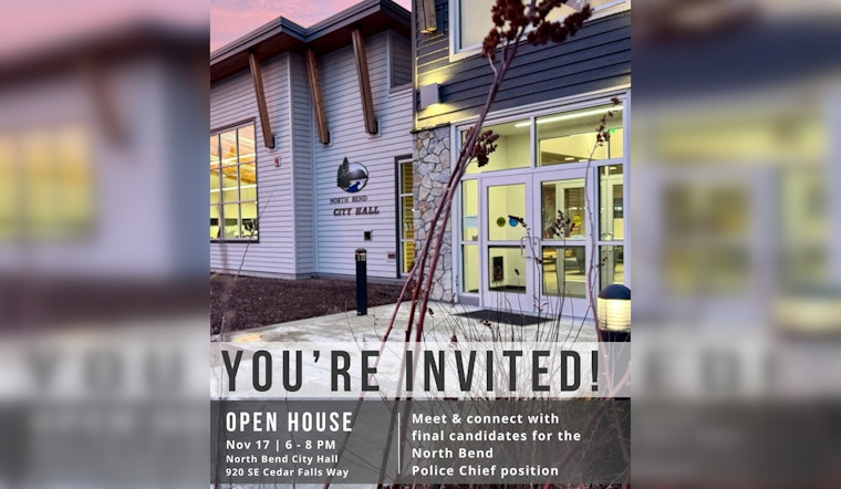 North Bend Invites Public to Meet Police Chief Candidates Ahead of King County Sheriff's Office Partnership