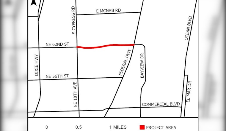 North Fort Lauderdale Braces for Drainage System Upgrades Along NE 62nd Street Starting November 24