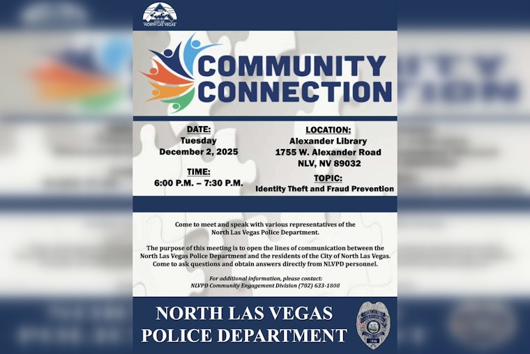 North Las Vegas Police Host Community Meeting on Protecting Against Identity Theft and Fraud
