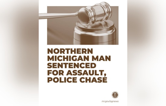 Northern Michigan Man Sentenced to 17-30 Years for Assault on Police and High-Speed Chase