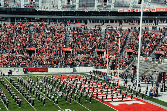 Ohio State University Marching Band Dazzles with "Stranger Things" Inspired Halftime Show at Ohio Stadium