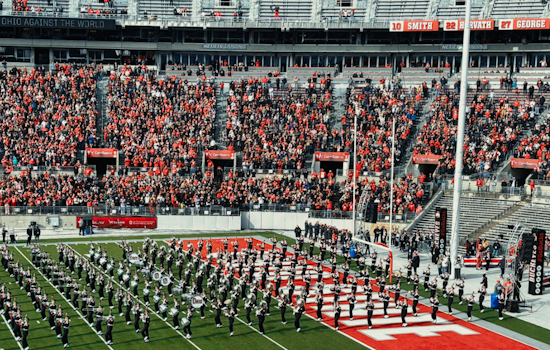 Ohio State University Marching Band Dazzles with "Stranger Things" Inspired Halftime Show at Ohio Stadium