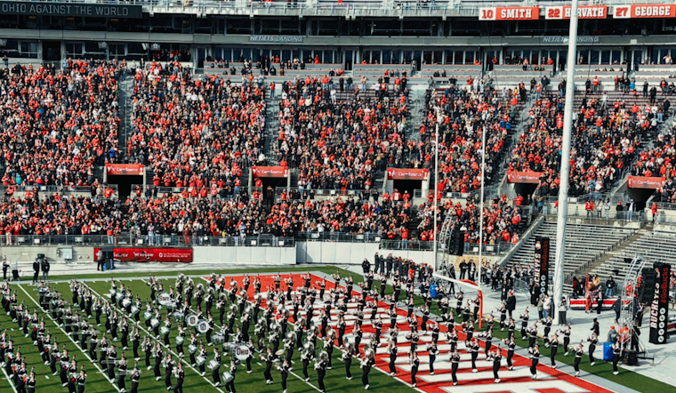 Ohio State University Marching Band Dazzles with "Stranger Things" Inspired Halftime Show at Ohio Stadium