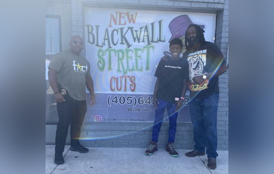 Oklahoma City Embraces Community Spirit as Local Barbershop Gives Young OKCPD Program Member a Fresh Cut