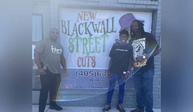 Oklahoma City Embraces Community Spirit as Local Barbershop Gives Young OKCPD Program Member a Fresh Cut