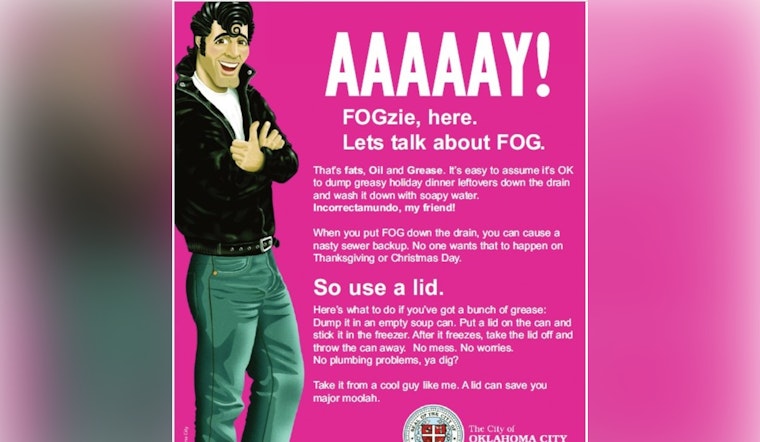 Oklahoma City Warns Residents to Avoid FOG Clogs During Holidays with Proper Disposal Guidelines