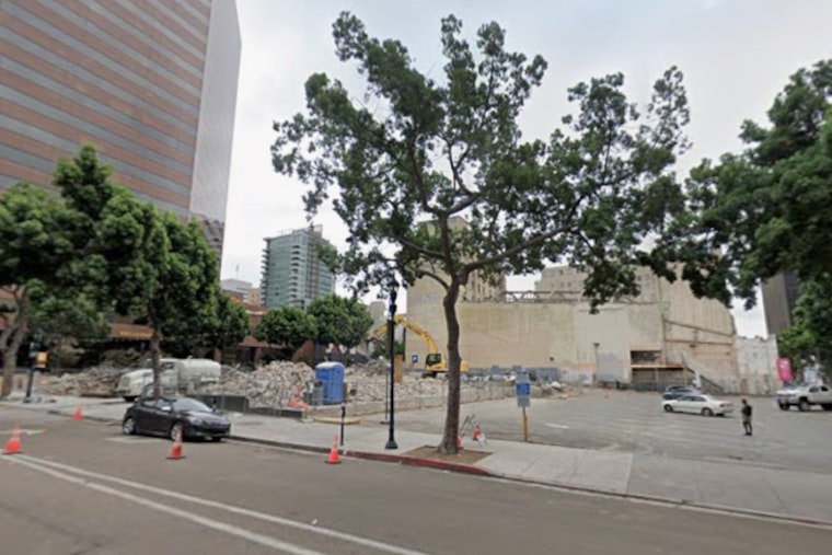 Once-Rockin’ 4th & B Lot Hits the Block Next to Crumbling California Theatre