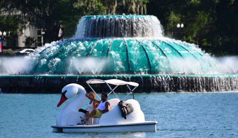 Orlando's Lake Eola Park Celebrates 100 Years of Swan Boats with Golden Addition