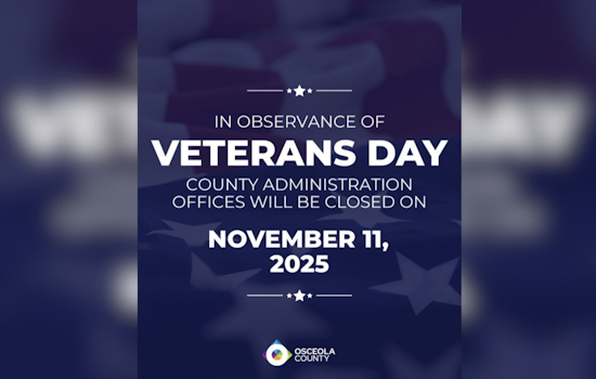 Osceola County to Close Government Offices in Honor of Veterans Day