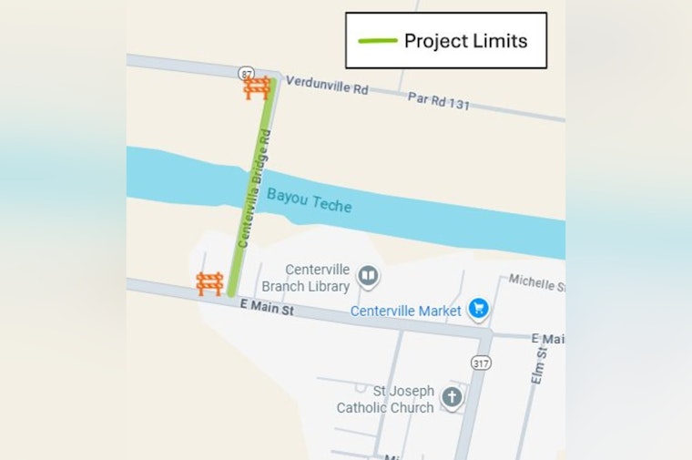 Over $1.5 Million Bridge Preservation Project Begins on Bayou Teche in St. Mary Parish