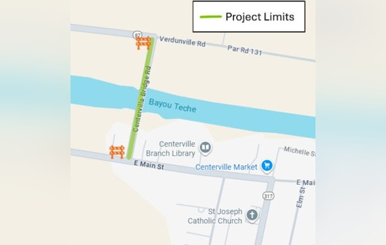 Over $1.5 Million Bridge Preservation Project Begins on Bayou Teche in St. Mary Parish