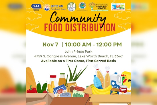Palm Beach County Acts Against Hunger with Community Food Distribution Event on November 7