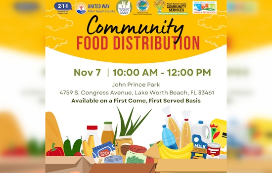 Palm Beach County Acts Against Hunger with Community Food Distribution Event on November 7