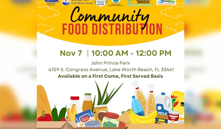 Palm Beach County Acts Against Hunger with Community Food Distribution Event on November 7