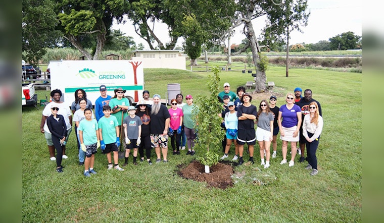 Palm Beach County Celebrates New Shade Trees at Triangle Park Amidst Community Greening Effort