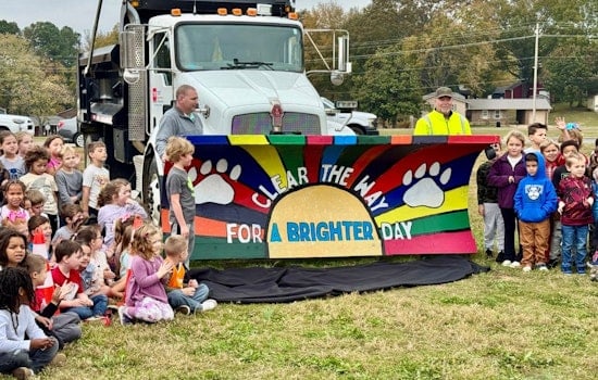 Paris, TN Students Enhance Winter Safety Awareness with Artistic Flair on TDOT Snowplows