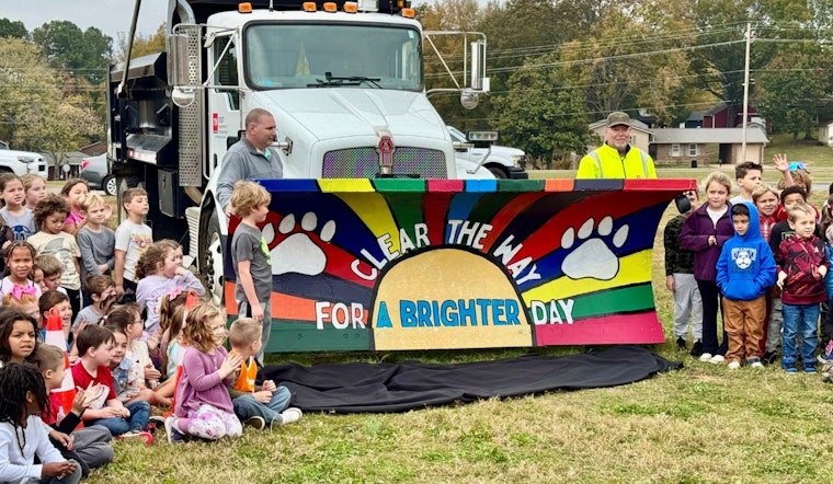 Paris, TN Students Enhance Winter Safety Awareness with Artistic Flair on TDOT Snowplows