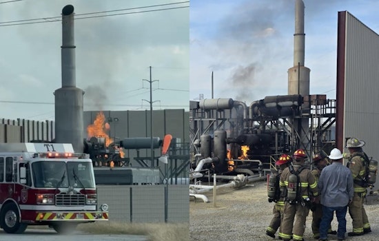 Parker County ESD 1 Joins Forces with Weatherford Fire Dept to Tackle Gas Compressor Fire Near Pearson Ranch Rd