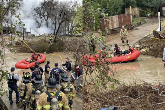 Parker County Firefighters Overcome Flooded Passageway to Contain Residential Blaze with Aid of Texas Task Force Water Squad