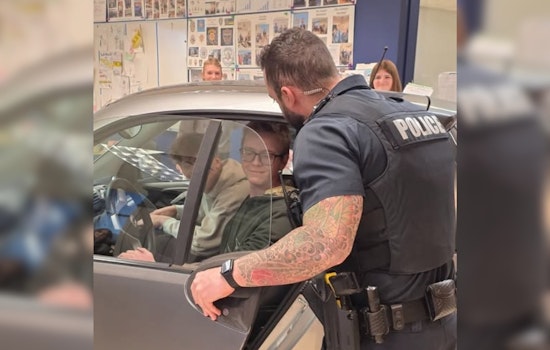 Parker Police Officers Educate Legend High School Students on Traffic Stops