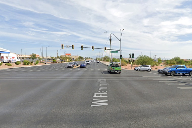 Pedestrian Hospitalized After Late-Night Collision at West Las Vegas Intersection