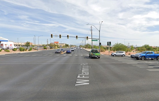 Pedestrian Hospitalized After Late-Night Collision at West Las Vegas Intersection