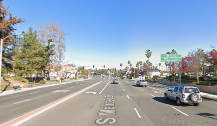 Pedestrian Killed in Collision on South Melrose Drive in Vista, Investigation Underway