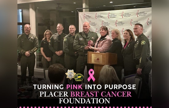 Placer County Sheriff's Office Donates $5,600 to Breast Cancer Foundation Through Pink Patch Initiative