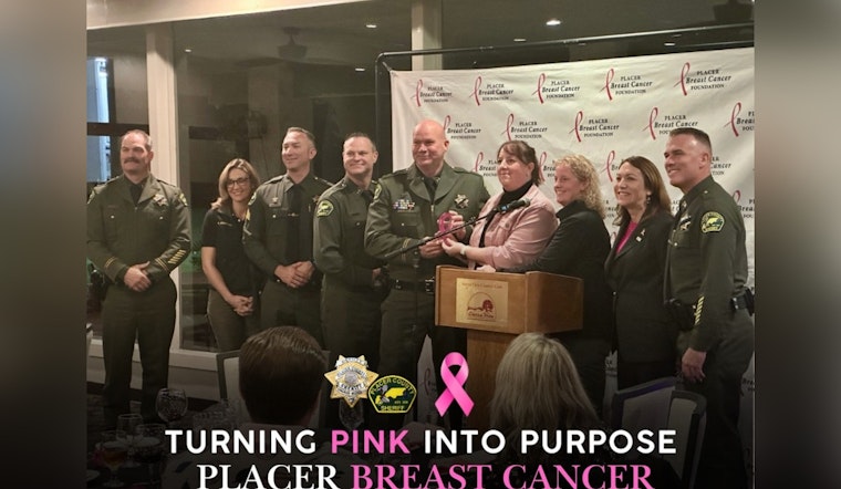 Placer County Sheriff's Office Donates $5,600 to Breast Cancer Foundation Through Pink Patch Initiative