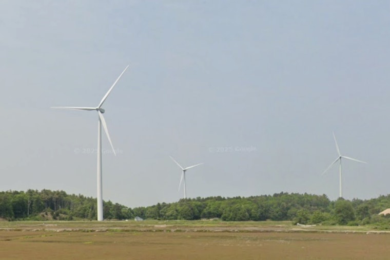 Plymouth Community Shaken as Wind Turbine Blade Plummets into Cranberry Bog, with No Injuries Reported